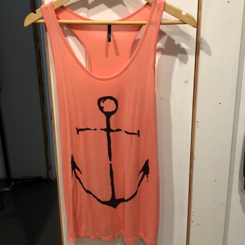 Salmon color anchor tank